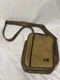 vtg Kodak brown faux leather camera bag cross body 8x6x4" Made in USA