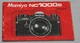 MAMIYA NC1000S Original Camera Guide Manual Instruction Photography Book 