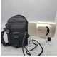 Olympus Zoom 105 DLX 35mm Point & Shoot Film Camera & Bag Not Working Right