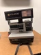 Polaroid Sun 600 LMS Instant Camera Classic Dual Color Black Silver 