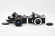Minolta SR-1 Silver Camera with 2 Lenses & Exposure Meters Used