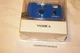 YASHICA MF-1 MF1 NEW 35mm CAMERA OUTFIT with CASE,FILM,STRAP,BATTERY BLUE