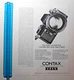 ADVERTISING ADVERTISING ITALIAN CLIPPING 1984 ZEISS CONTAX 137 MA QUARTZ