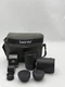 Vintage Camera Lens Lot Vivitar Mamiya 528TL Yashica No1 Flash Cambridge Bag