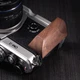 Handmade Wooden handle Grip L Plate Alloy Base for OLYMPUS OM SYSTEM OM-3 Camera