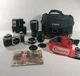 Canon AE-1 Program 35mm Camera Manual Strap Camera Bag 2 Lenses & Teleconverter