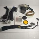 Nikon N60 Camera With 72 Mm Quantaray Lens And Flash Does Power Up Untested...