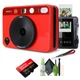 Leica Sofort 2 Hybrid Instant Photo Film and Digital Camera (Red) Bundle
