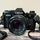 Canon AE-1 SLR 35mm Film Camera Black w/Canon Lens FD 50mm F1.8 s.c.! From Japan