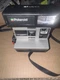 Polaroid Sun 600 LMS Black Silver Instant Camera Light Management System