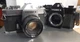 Yashica TL Electro X 35mm SLR Film Camera Lot &ndash; Silver & Black Bodie (NJL029985)
