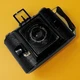 Agfa PD16 Clipper Vintage Folding Film Camera Black PD 16 Format Series