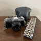Minolta XG-9 35mm SLR Film Camera w/ MD Rokkor-X 45mm Lens, Cover & Strap READ