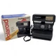 Vtg 80s Polaroid One Step Close Up 600 Film Camera W/ Strap & Box EUC Made in UK