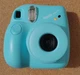 Fujifilm Instax Mini 7+ Instant Camera Aqua &ndash; Powers On & Shoots &ndash; Clean
