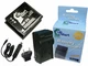 Battery + Charger + Car Plug + EU Adapter for Ricoh gr, gx200, g700se