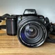 Nikon N6006 35mm Film SLR Camera w/ Sigma 35-135mm Zoom Lens Works w.Bag