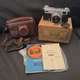 TESTED WORKING Kiev 4a USSR Rangefinder 35mm Film Camera W/ Case, Box & Papers