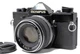 Olympus OM-1 Black 35mm SLR Film Camera + F.Zuiko 50mm f/1.8 Meter NG From JAPAN