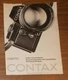 Rare Advertising Vintage CONTAX 139 137 MD QUARTZ SLR Camera Wish 1982