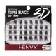I ENVY BY KISS 3X VOLUME TRIPLE BLACK 3D TRIO ULTRA BLACK MEDIUM KPEC03TD