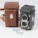 ROLLEIFLEX 3.5 MX TYPE 1 TLR W ZEISS OPTON 75MM f/3.5 TESSAR CAP CASE STRAP