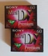 Lot of 2 SONY Premium DVC Digital Video Cassette 60 Minutes Tapes NEW SEALED