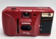 Chinon DX Camera Red 35mm Focus Free Point & Shoot Works