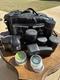 Konica FS-1 35mm Film Camera w/ 5 Lenses, Flash, Filters & Case &ndash; Works