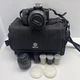 Minolta Maxxum 300SI Camera w/35-85mm zoom lens + 70-210mm lens - Untested Nice!