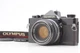 Meter Works [ Near MINT ] Olympus OM-1 Black Film Camera F.Zuiko 50mm f1.8 JAPAN