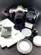 Nikon N65 35MM Film Camera Kit W/ 28-80MM Lens,  SB-22s, and More. Tested Works.