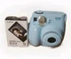 Fujifilm Instax Mini 7s Instant Camera Light Blue + Film Tested And Working