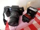 Pentax SF10 35mm SLR Film Camera, 28-80 Takumar Zoom LENS & Flash  UNTESTED