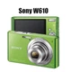 Sony Cyber-shot DSC-W610 14.1 MP silver Digital Camera Green - Tested Working