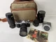 Canon AE-1 Program 35mm Film Camera Bundle W/case. See Pics. Tested! See Pics!