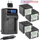 Kastar Battery LCD AC Charger for Panasonic CGA-DU21 CGR-DU21 PV-GS150 PV-GS180