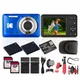 Kodak Pixpro FZ55 Digital Camera in Blue (FZ55BL) Bundle with Accessories