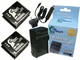 2x Battery +Charger +Car Plug +EU Adapter for Ricoh gr, gx200, g700se