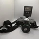 Vintage Yashica TL Electro X 35mm Film Camera w/ FL-35 Flash UNTESTED/For PARTS