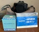Chinon Genesis GS-7 Reflex Zoom 35mm Film Autofocus SLR Camera w/Case Manual BLK