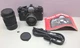 Mamiya NC1000 35mm Camera 50mm f/1.7 135mm f/2.8 Lens Caps FOR PARTS UNTESTED