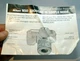 Nikon N50 camera booklet brochure simple guide