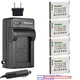Kastar Battery AC Charger for Olympus Li-50B LI-50C & Stylus 9000 Stylus 9010