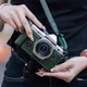 Genuine Leather Camera Half Cases Handle Bag Covers Protect Fit For Olympus OM-3