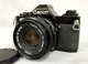 CANON AV-1 av-1 Black with/NFD 50mm 1:2 Lens 35mm SLR CAMERA Near Mint tested
