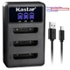 Kastar Battery Triple Charger for Olympus Li-40B Li-42B & Olympus FE-360 Camera