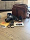 Pentax Asahi ME 35mm SLR Film Camera With 135 MM Lens K Mount Tested Good