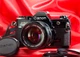 Canon AE-1 35mm SLR Film Camera Black w/ Canon NFD 50mm f/1.4 Lens from Japan