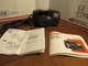 Pentax Zoom 105-R 35mm Film Camera Point & Shoot Camera Black with books